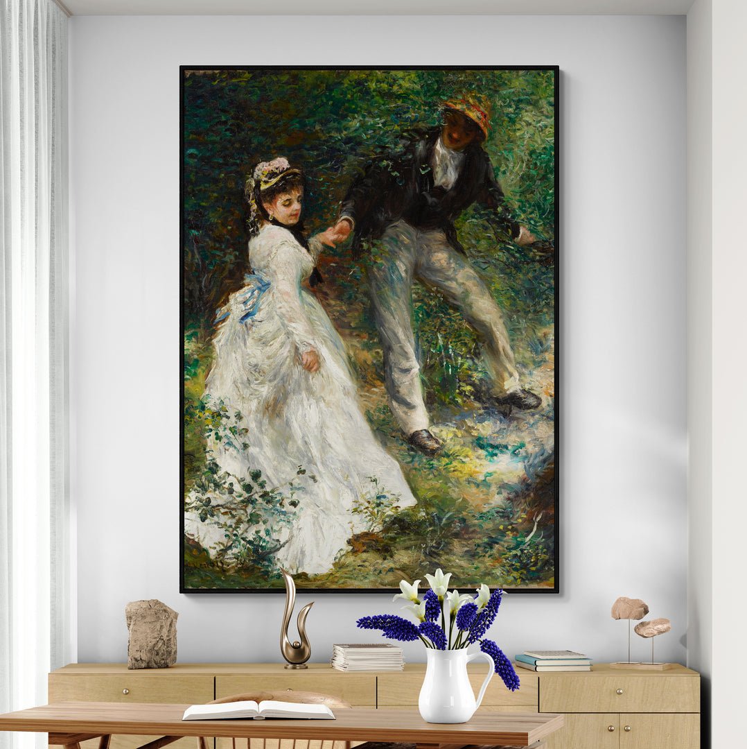 Immagine ad alta risoluzione della stampa La Promenade di Renoir