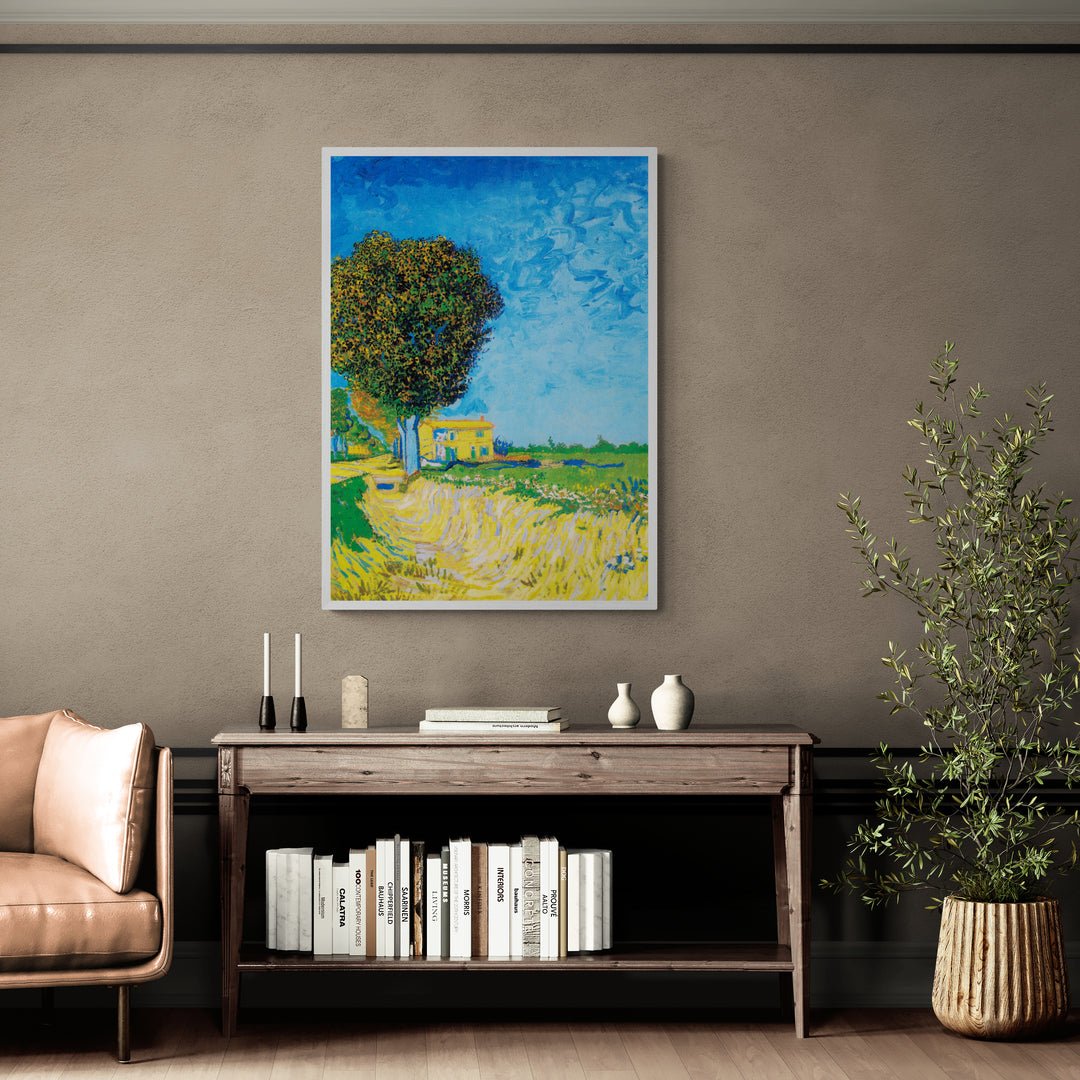 Riproduzione artistica Van Gogh casa ad Arles