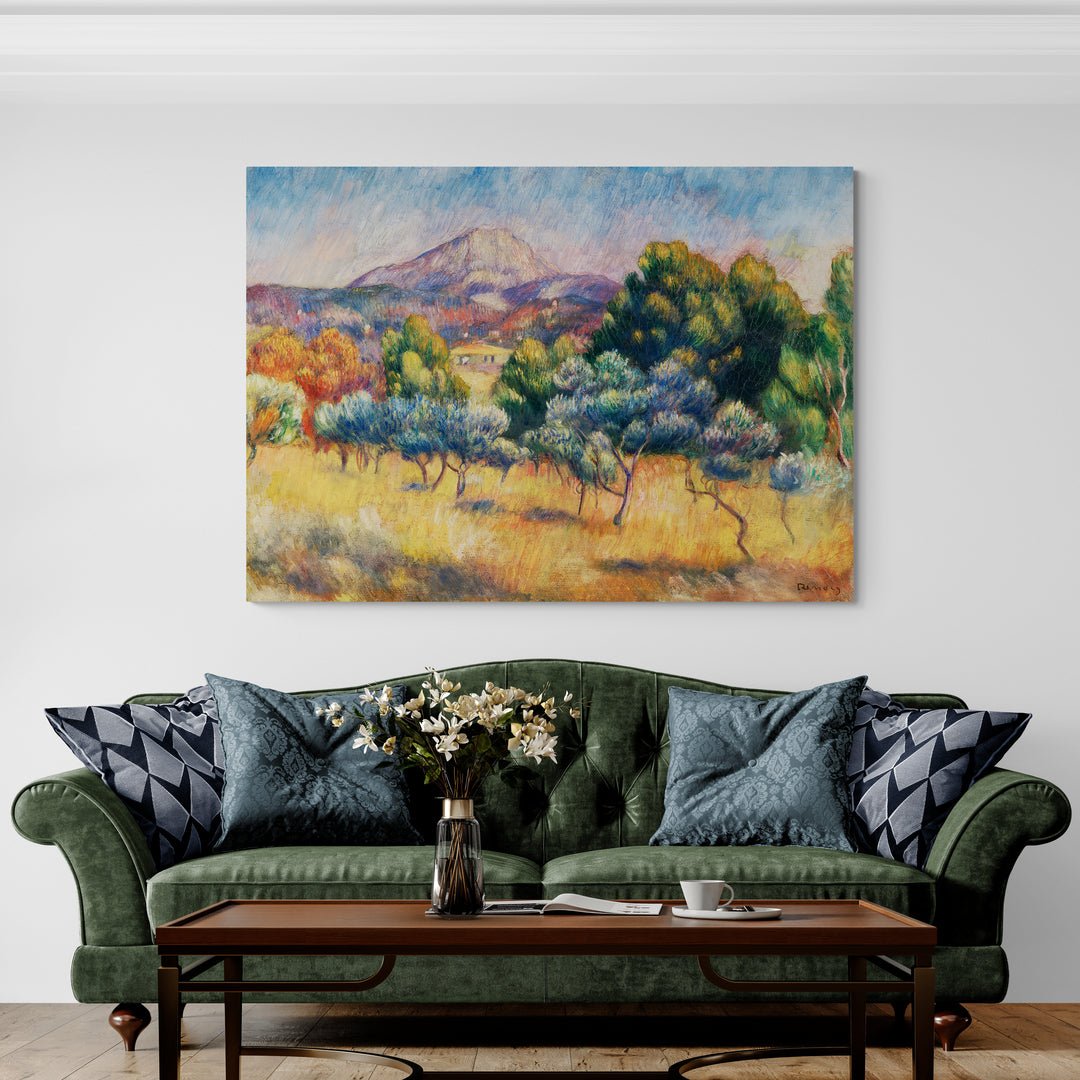 Quadro paesaggio francese Renoir su parete