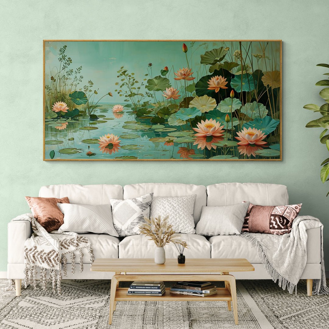 Arte floreale per arredamento japandi o naturale