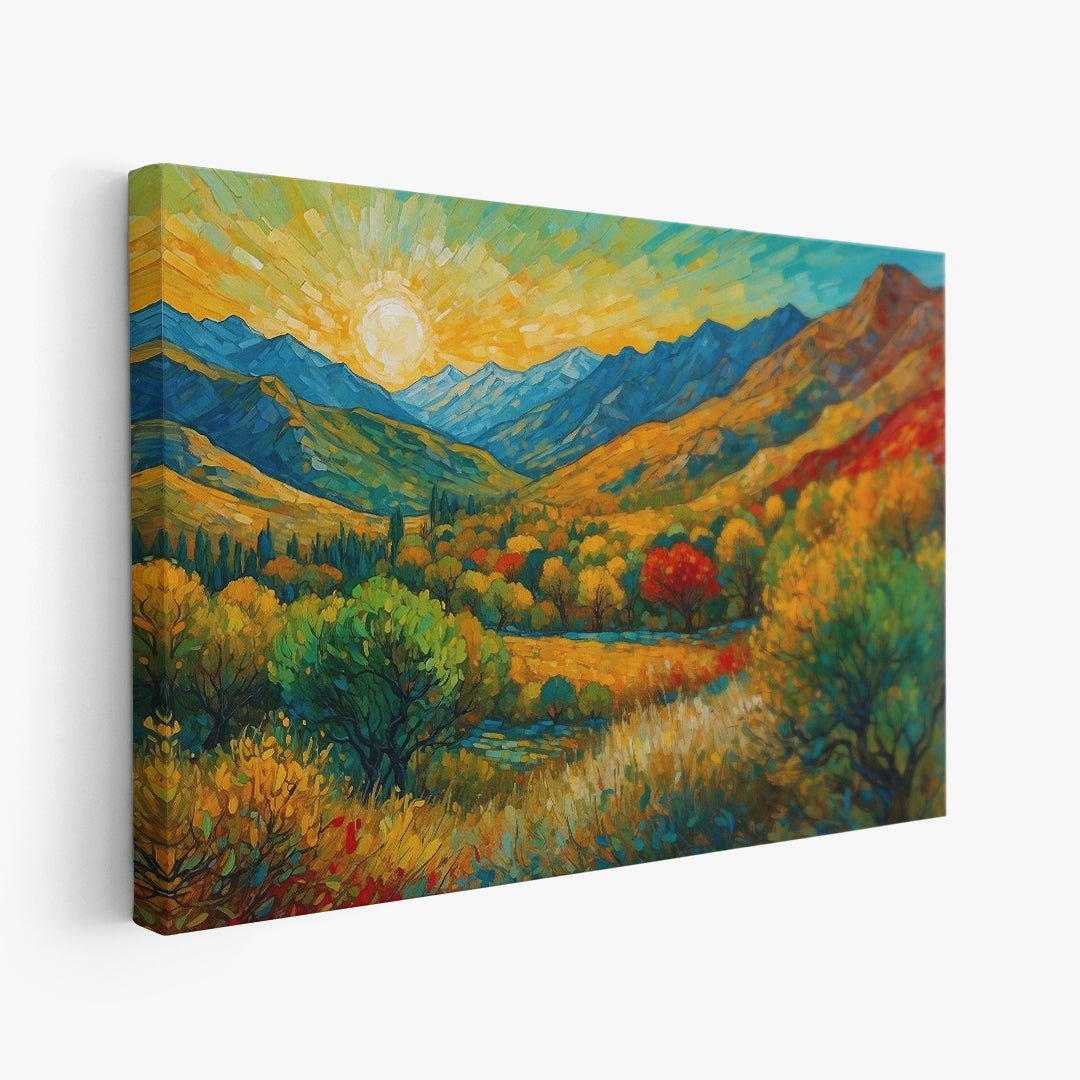 Unendliche Farbfelder im Van-Gogh-Stil