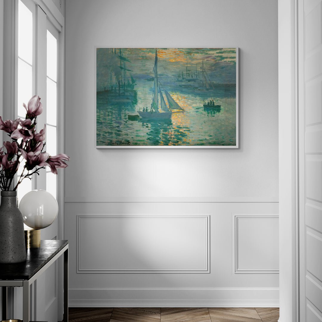 L'alba (Sunrise Marine) Claude Monet 1873