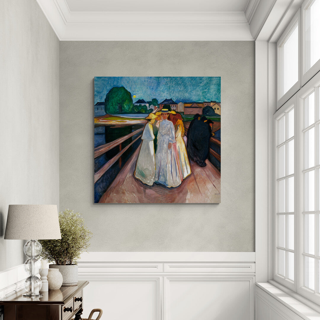 Edvard Munch's On the Bridge