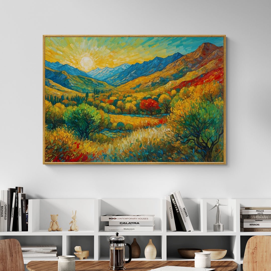 Unendliche Farbfelder im Van-Gogh-Stil