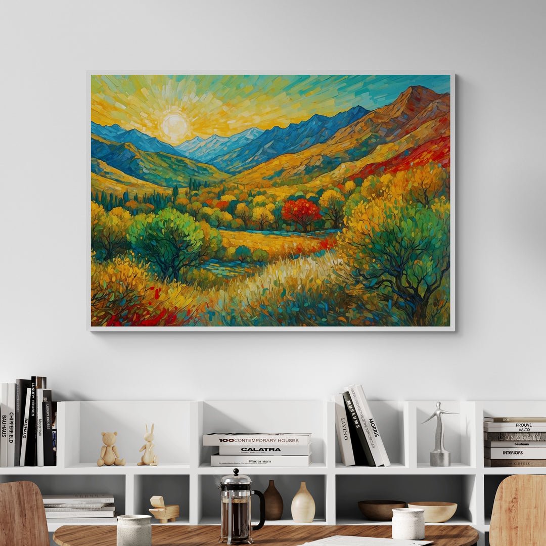 Unendliche Farbfelder im Van-Gogh-Stil
