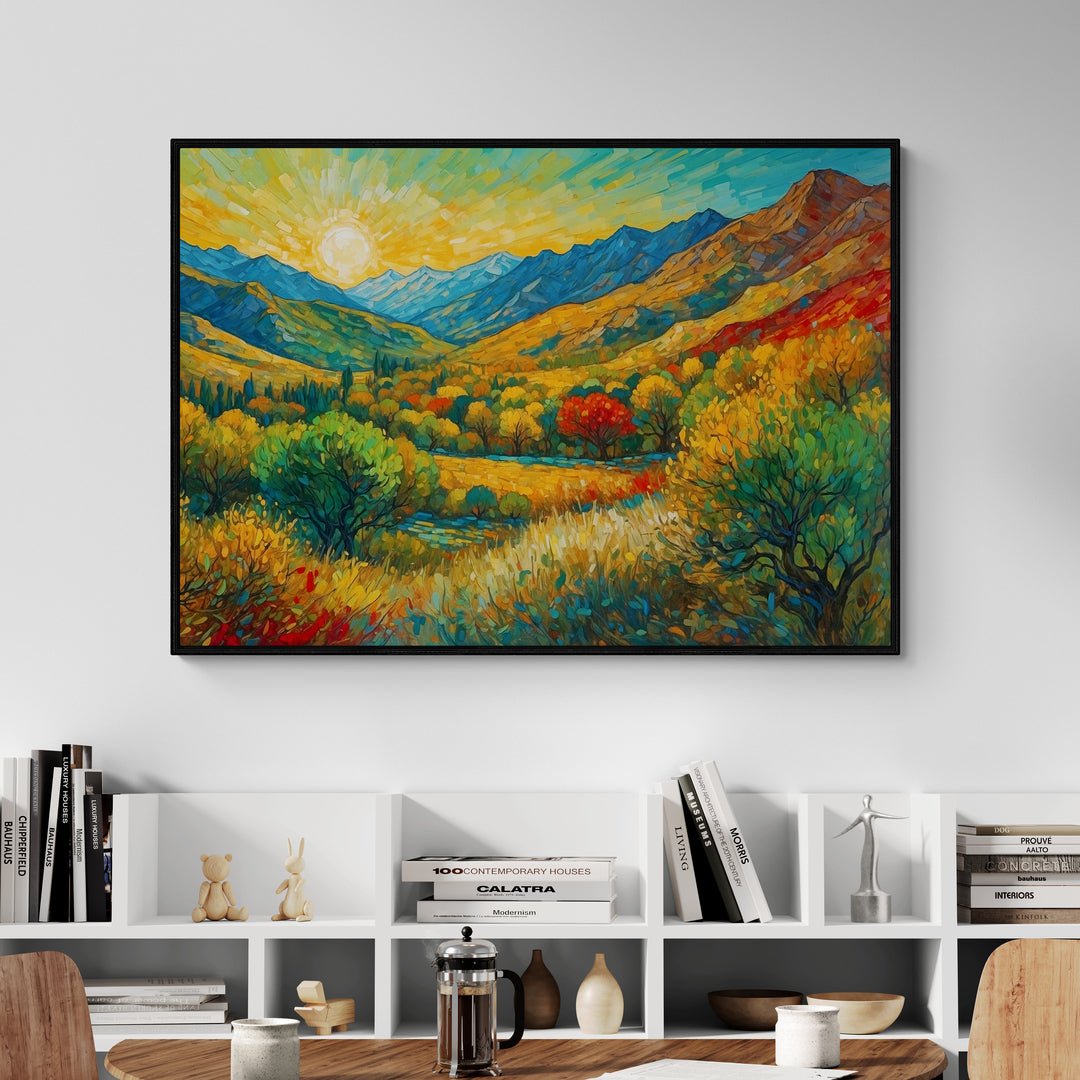 Unendliche Farbfelder im Van-Gogh-Stil