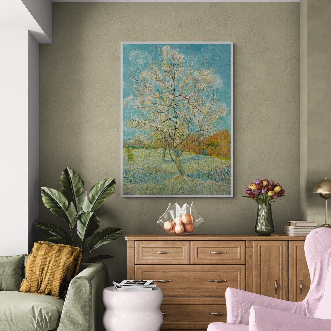 The Pink Peach Tree Vincent Van Gogh