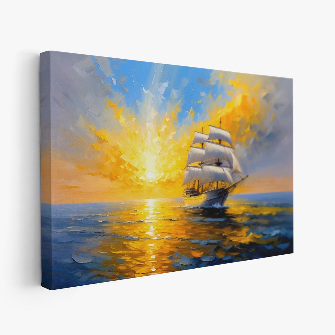 Naviguer dans le calme bleu