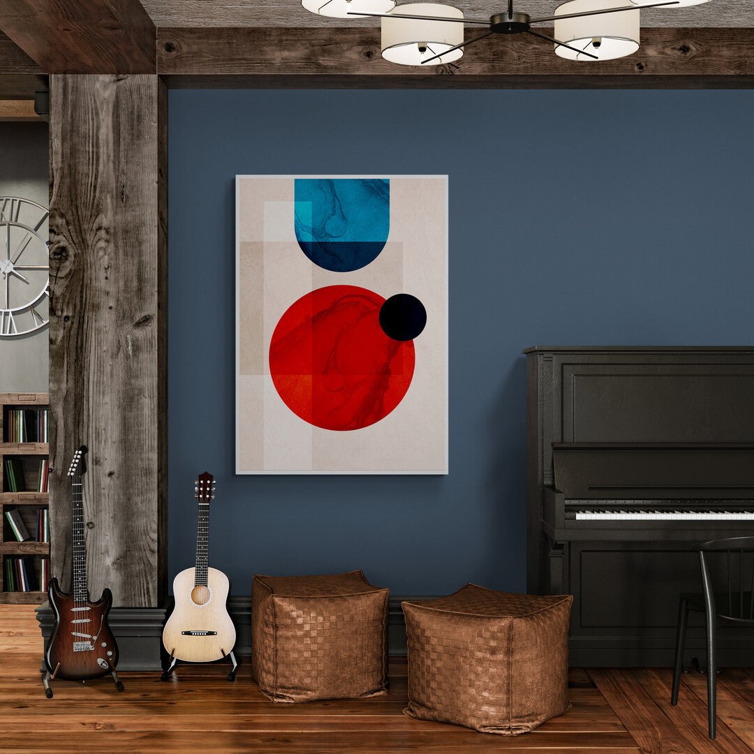 Orbitali e Geometrie Rosse e Blu