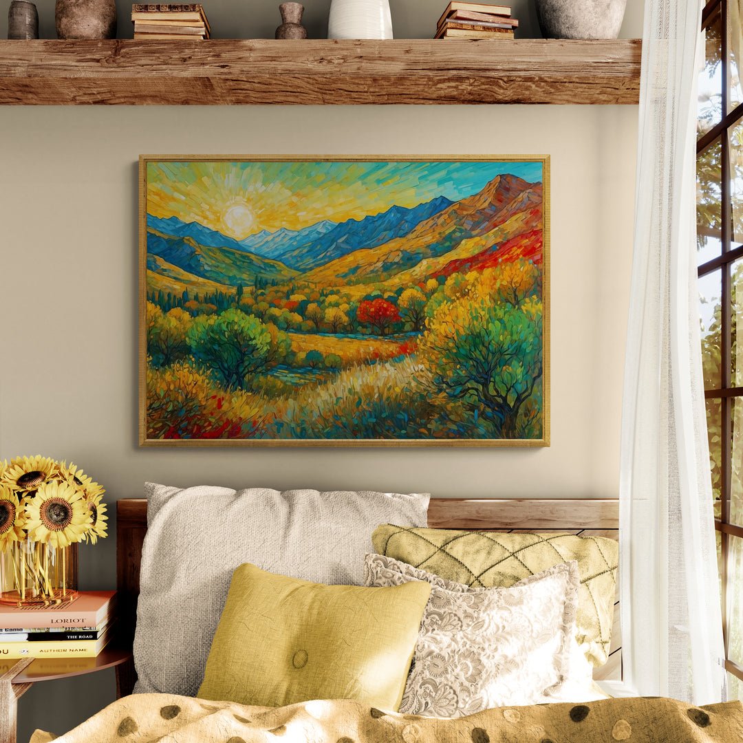Unendliche Farbfelder im Van-Gogh-Stil