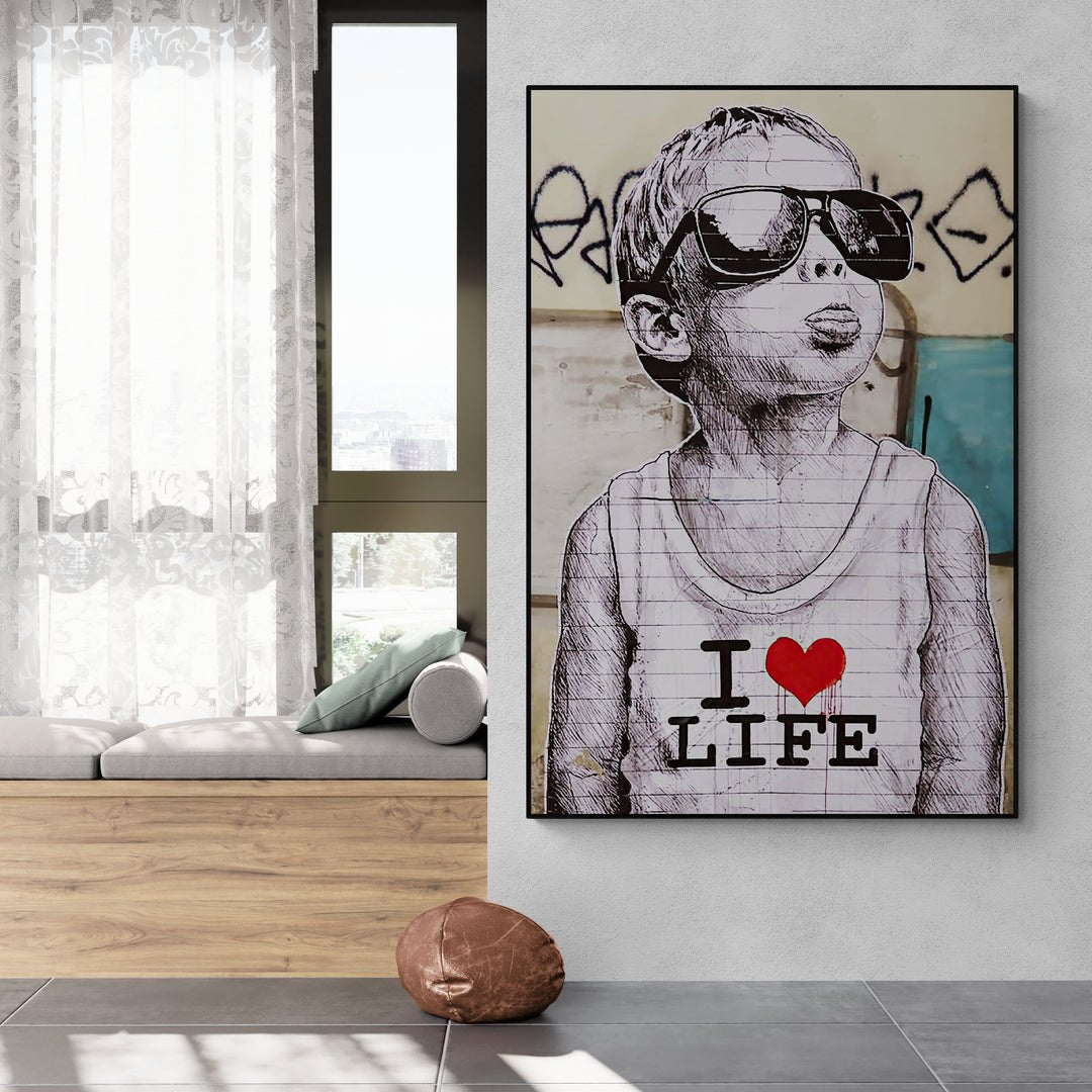 I Love Life Bansky