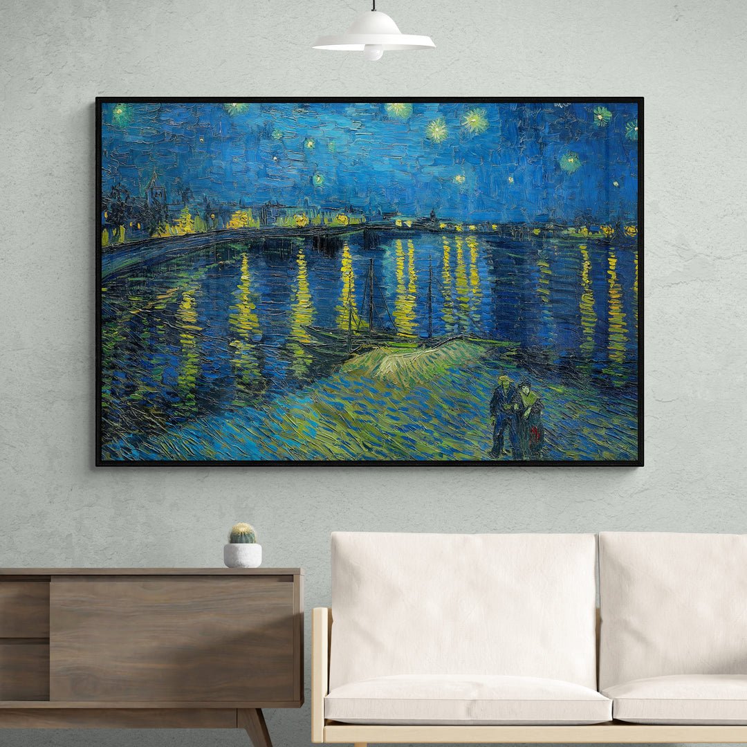 Notte stellata sul rodano Van Gogh