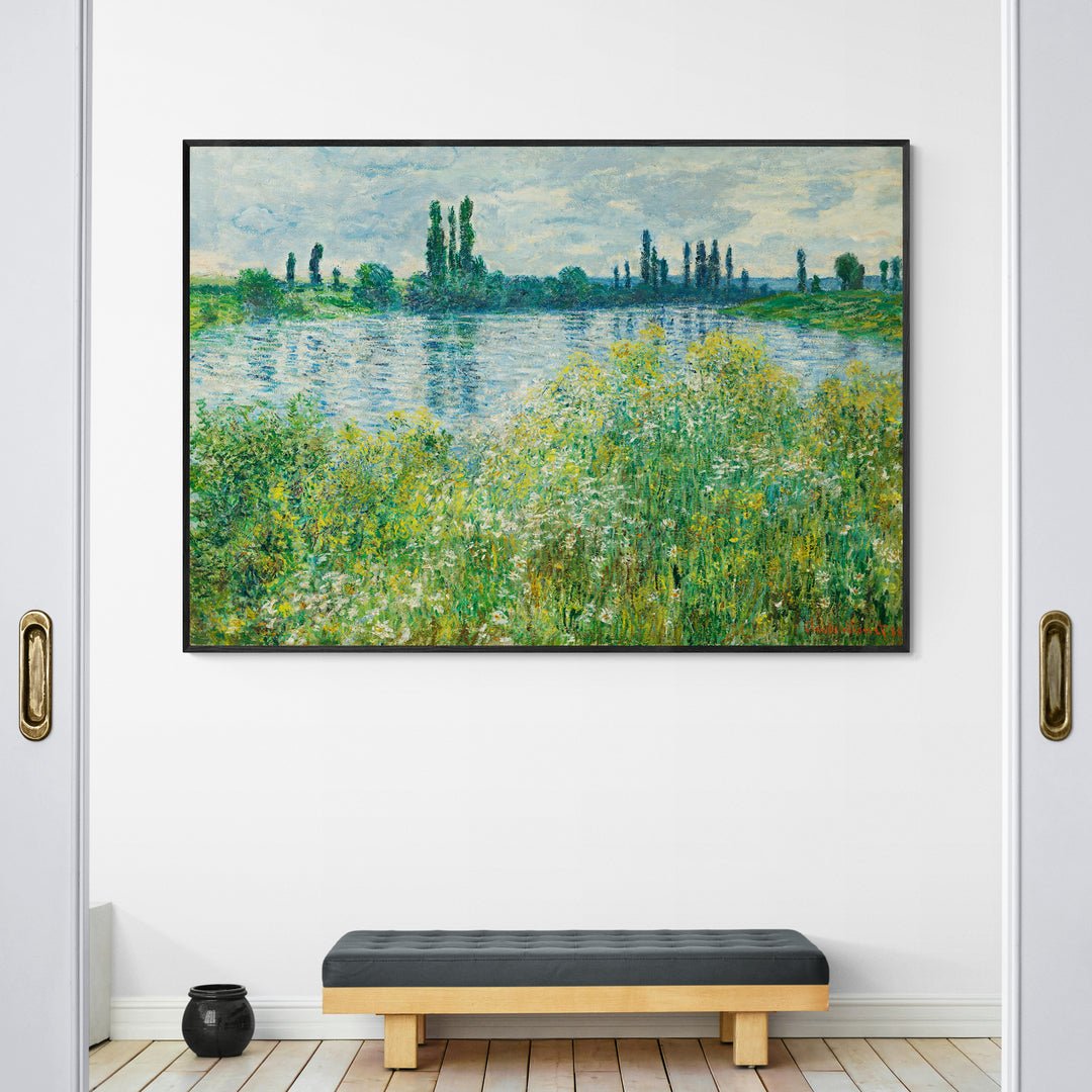 Riva della Senna, Vétheuil 1880 Claude Monet.