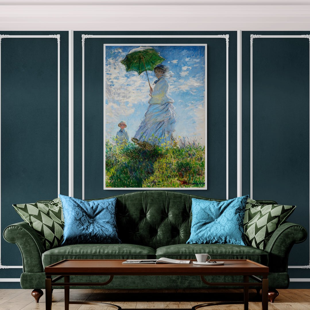 Donna con il Parasole Claude Monet 1886