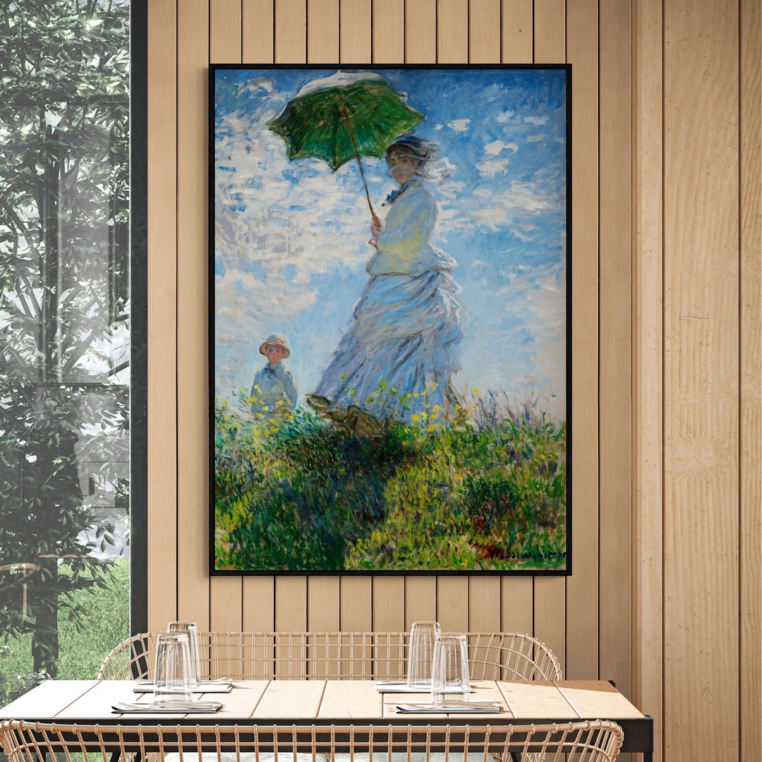 Donna con il Parasole Claude Monet 1886