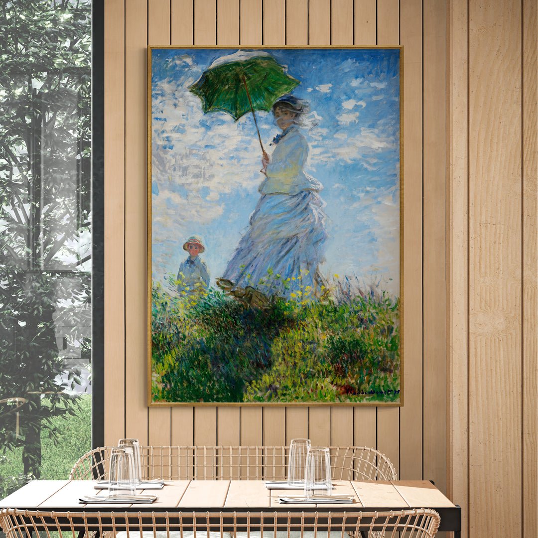 Donna con il Parasole Claude Monet 1886