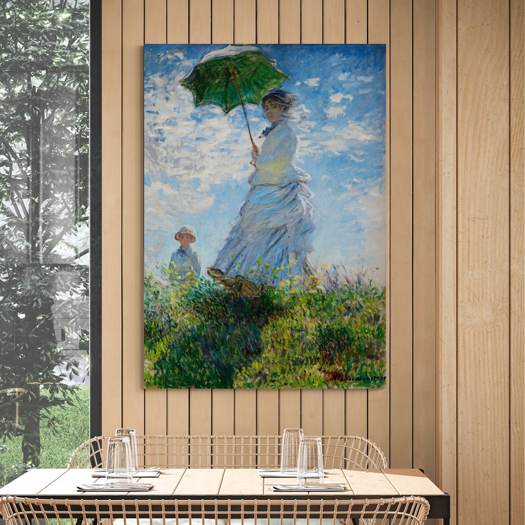 Donna con il Parasole Claude Monet 1886