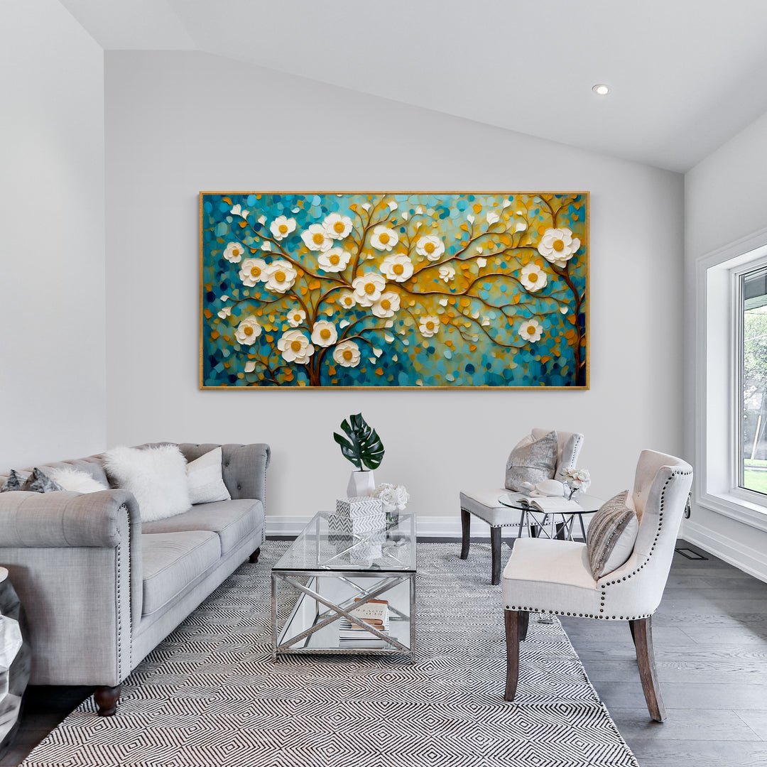 Luce tra fiori bianchi