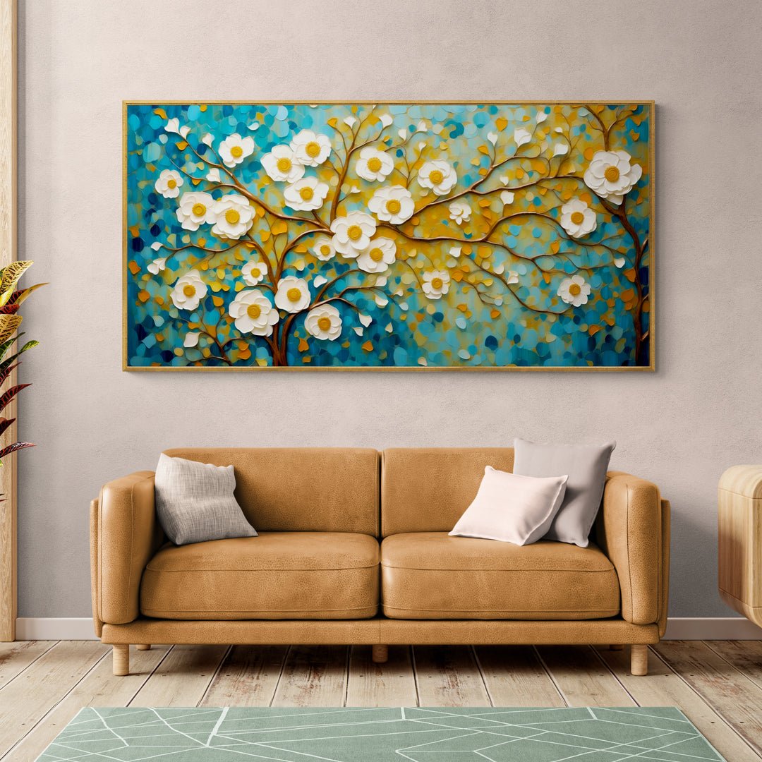 Luce tra fiori bianchi