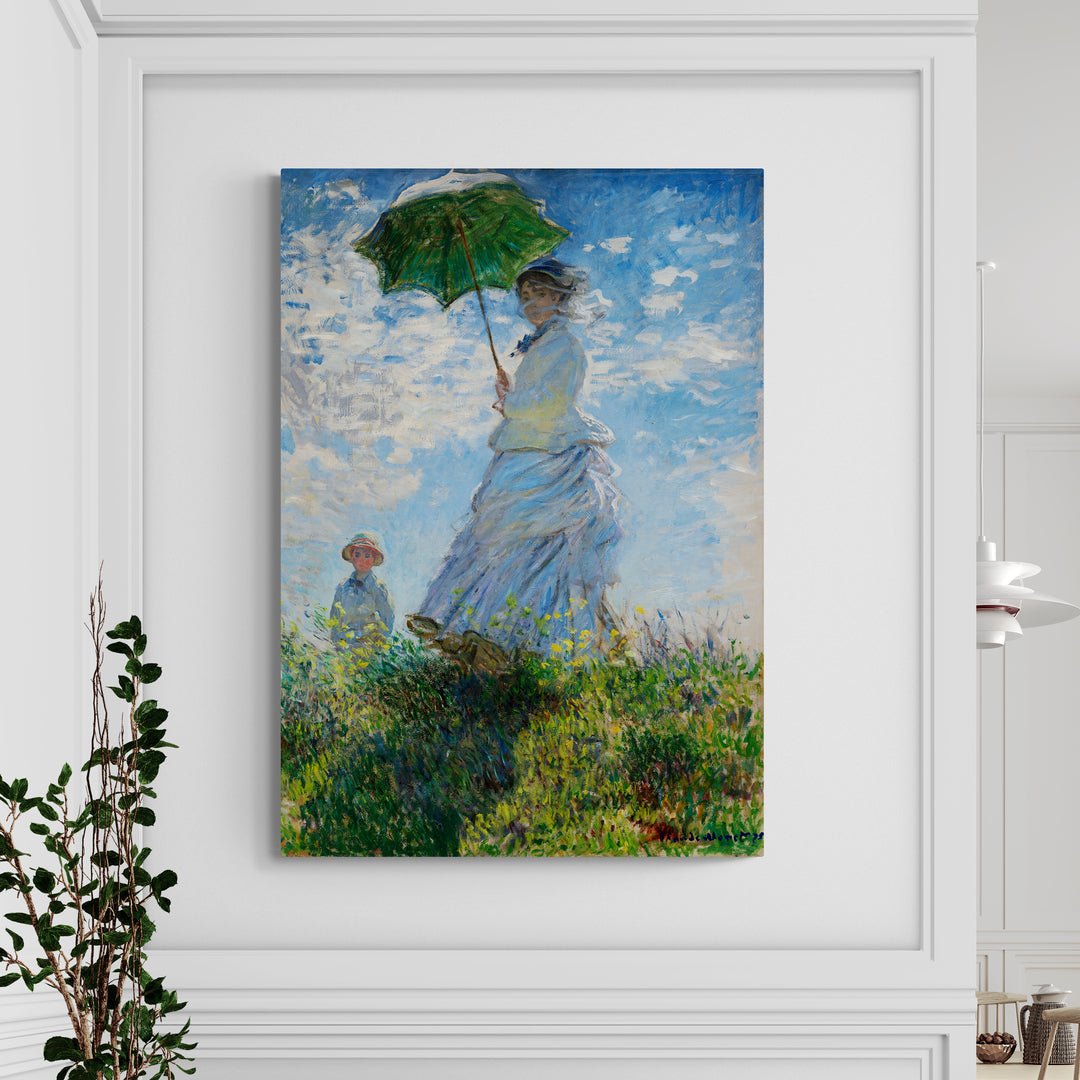 Donna con il Parasole Claude Monet 1886