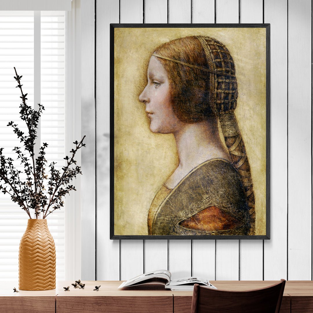 Profilo di una giovane fidanzata Leonardo da Vinci