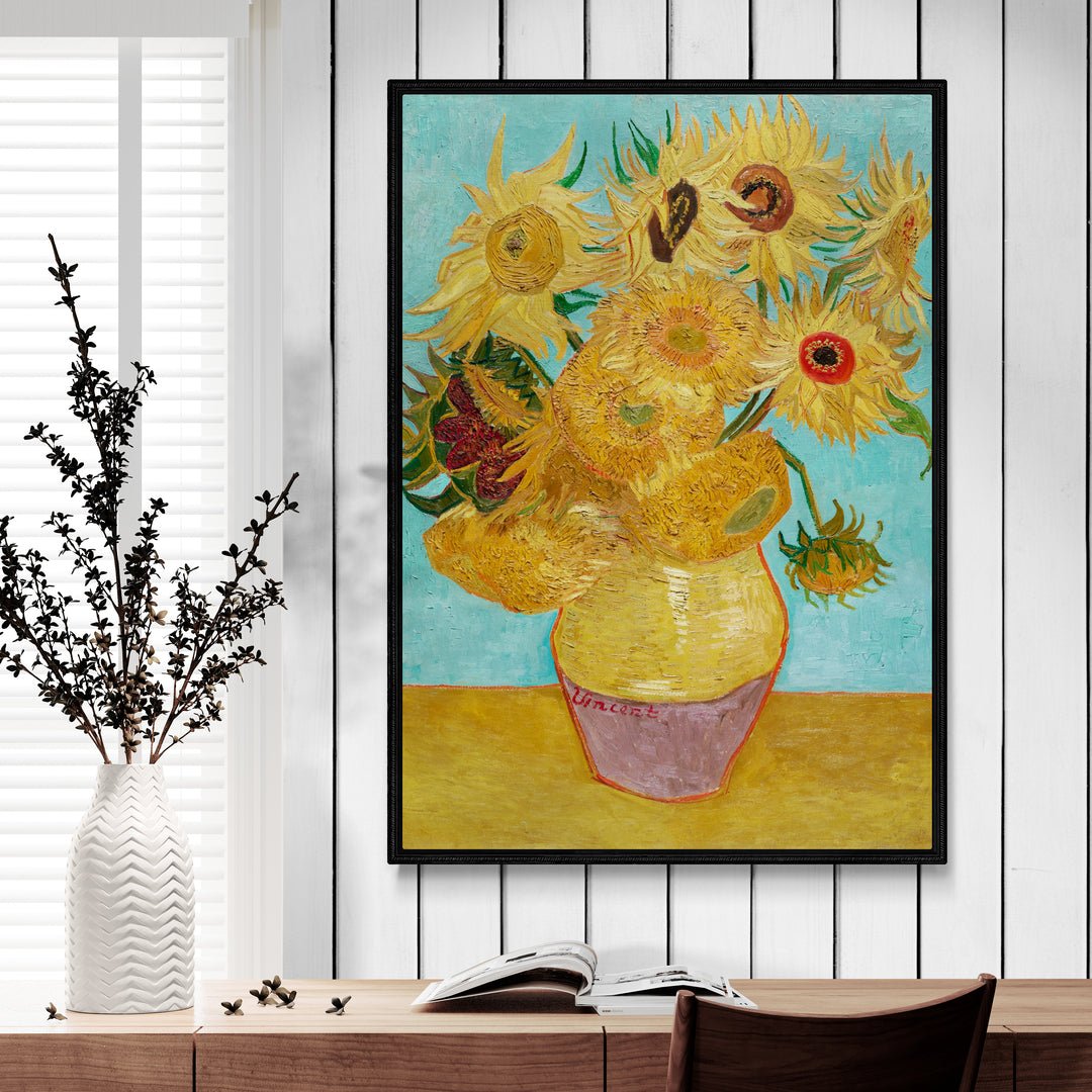 Vaso con dodici girasoli Vincent van Gogh