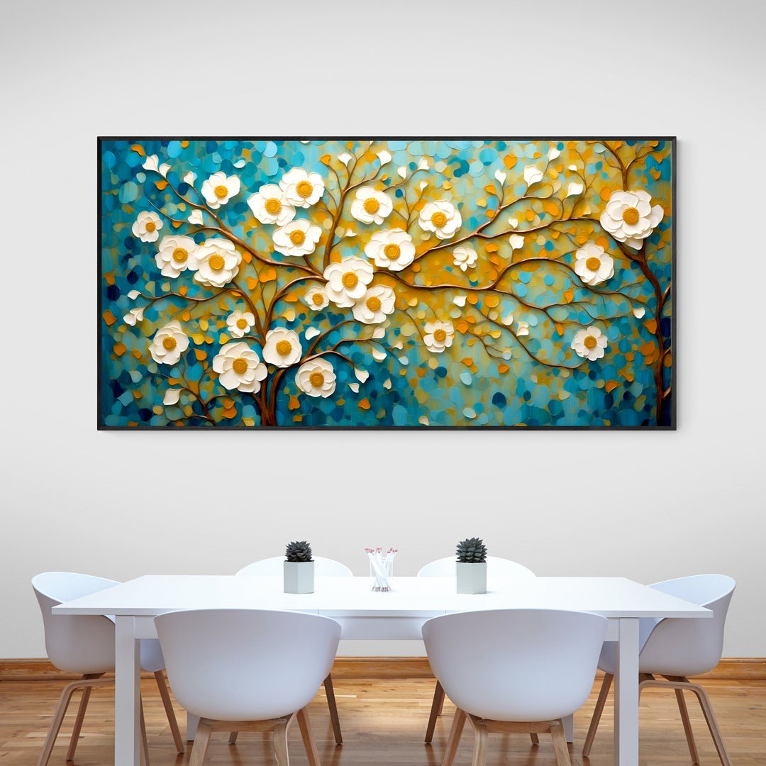 Luce tra fiori bianchi