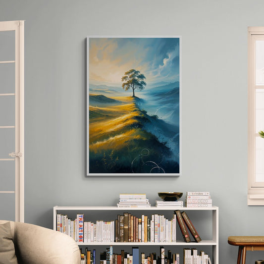 arte da parete paesaggio contemporaneo per salotto