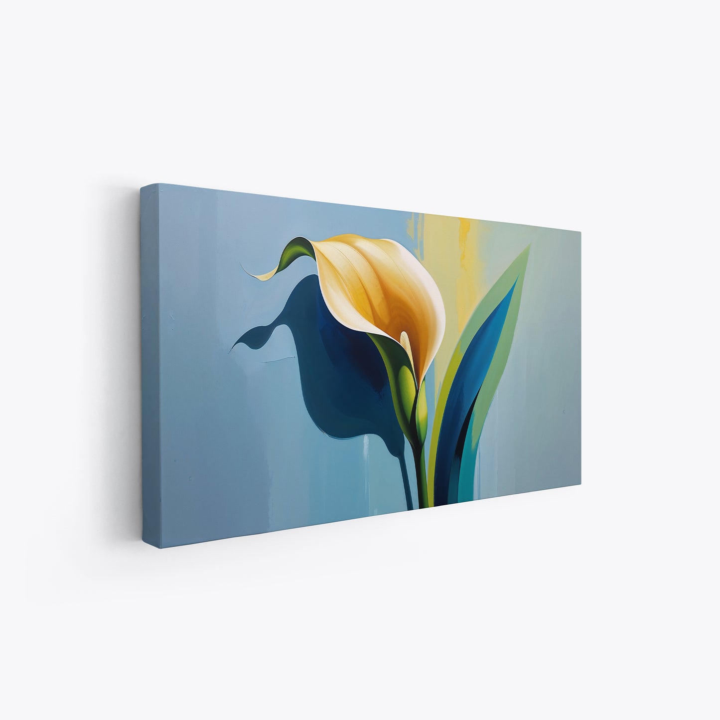 stampa murale premium calla moderna per interni minimal