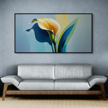 arte da parete floreale contemporanea per salotto e camera