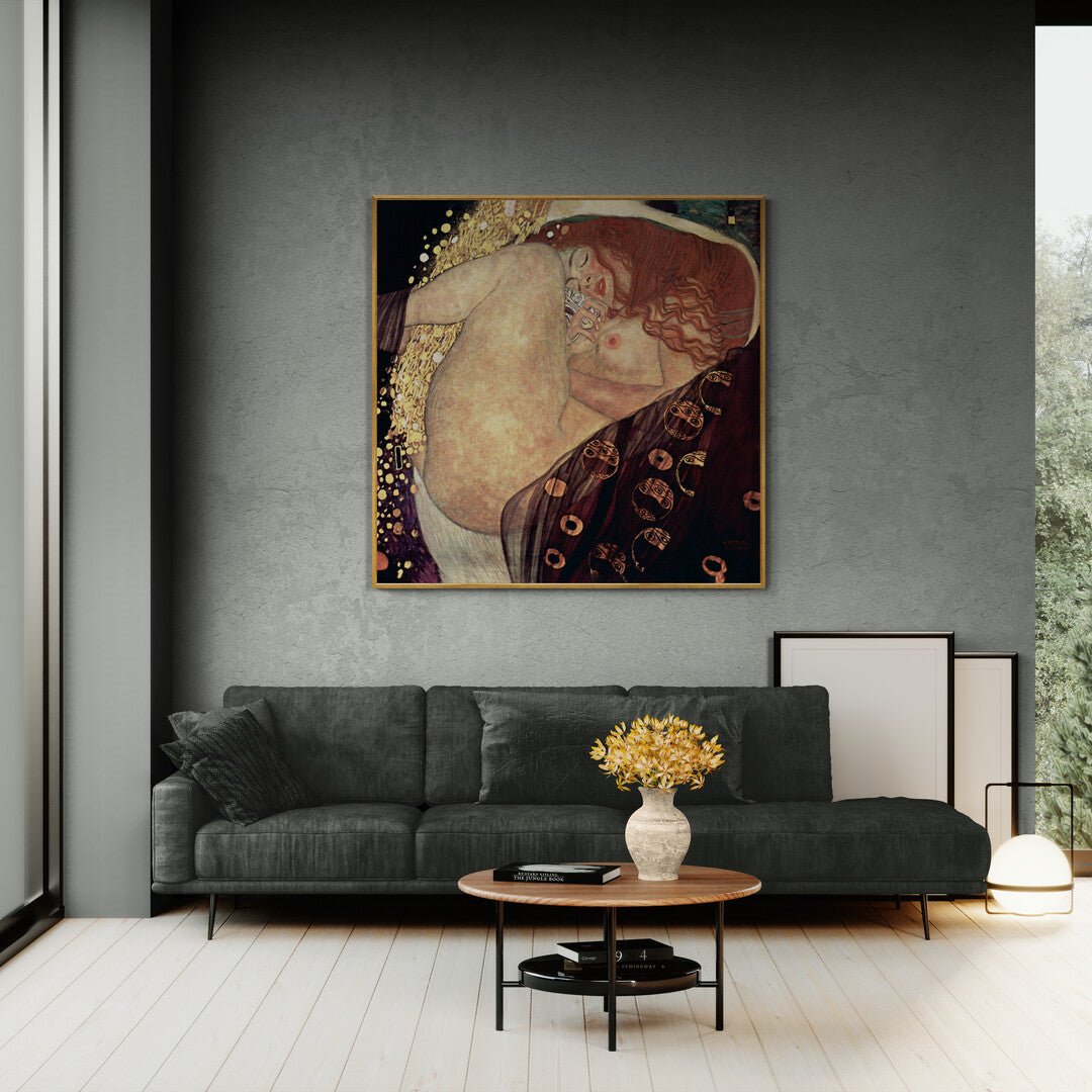 Quadro sensuale in stile Art Nouveau di Gustav Klimt