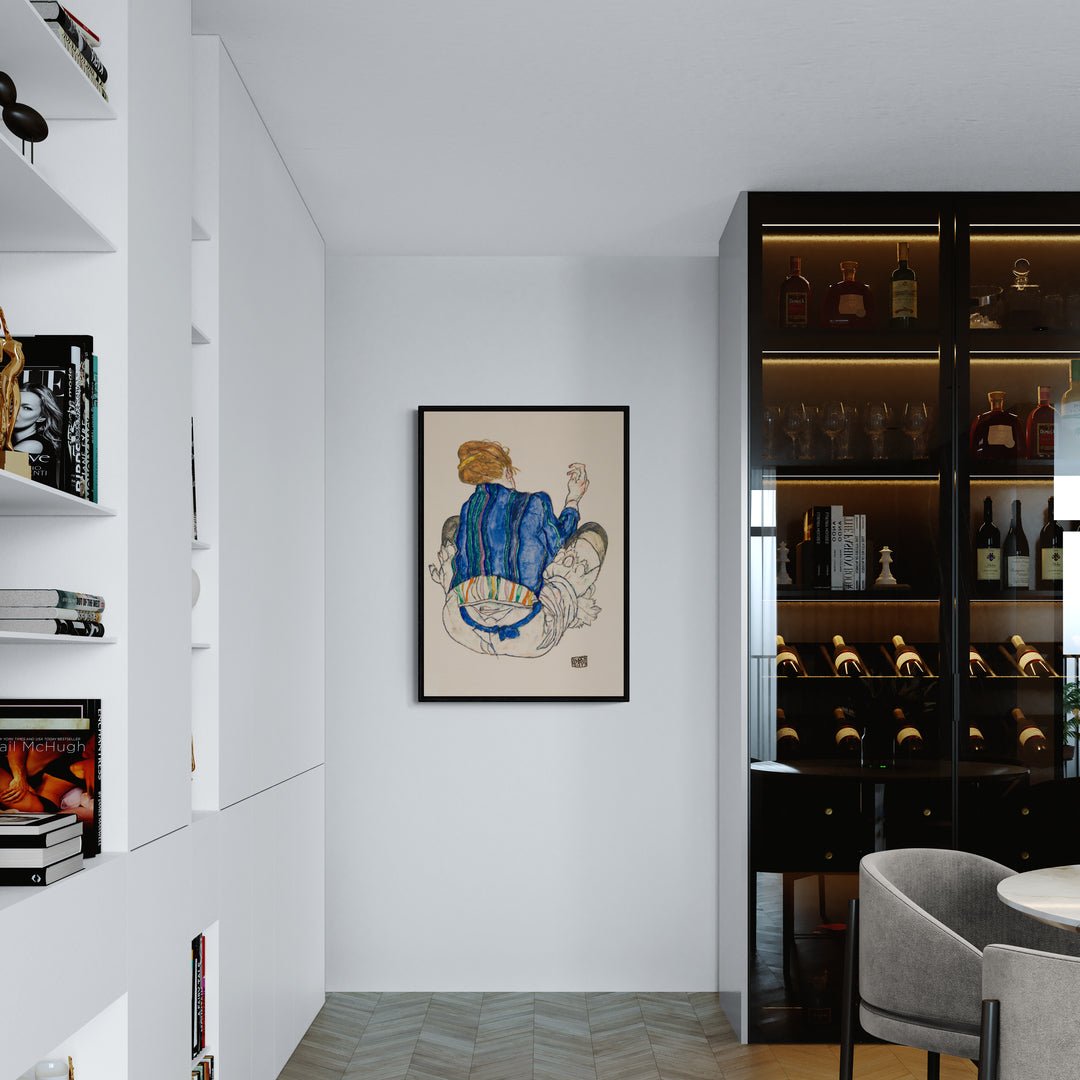 egon schiele riproduzione alta qualità colori saturi e dettagli nitidi