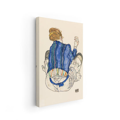 arte novecento riproduzione schiele minimal per studio e casa