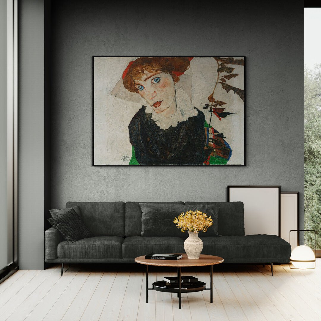 schiele wally sguardo azzurro ritratto espressionista in vendita online