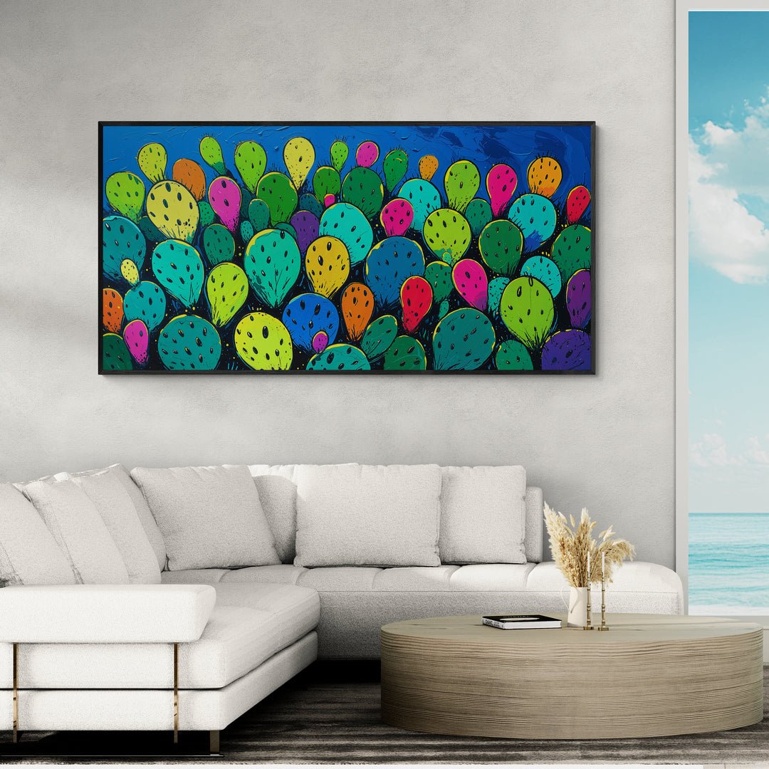 wall art pop art mediterraneo fichi d india per arredamento moderno