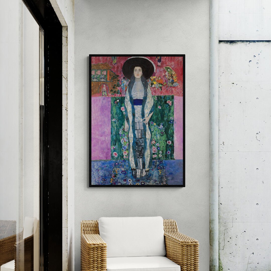 poster klimt riproduzione adele bloch bauer texture pittorica dettagli nitidi