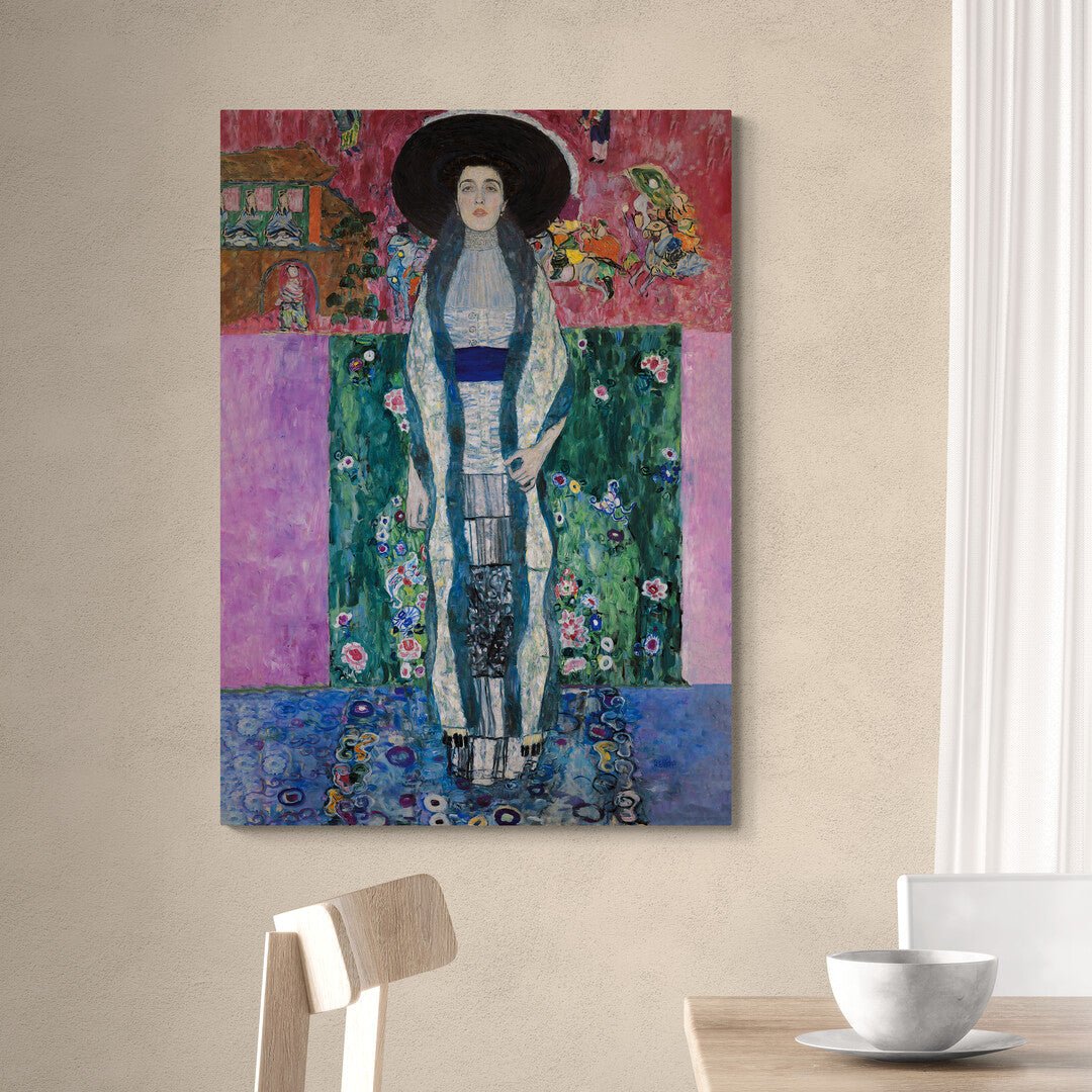 klimt, adele, ritratto, vienna, ornamentale, femminile, policotone, poster premium, classico-moderno, secession