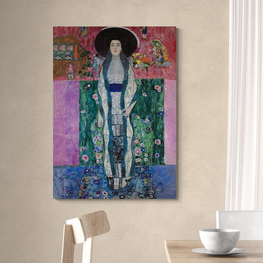 klimt, adele, ritratto, vienna, ornamentale, femminile, policotone, poster premium, classico-moderno, secession
