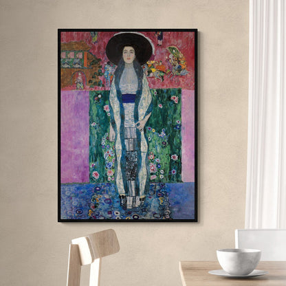 quadro classico moderno klimt icona secessione viennese su policotone