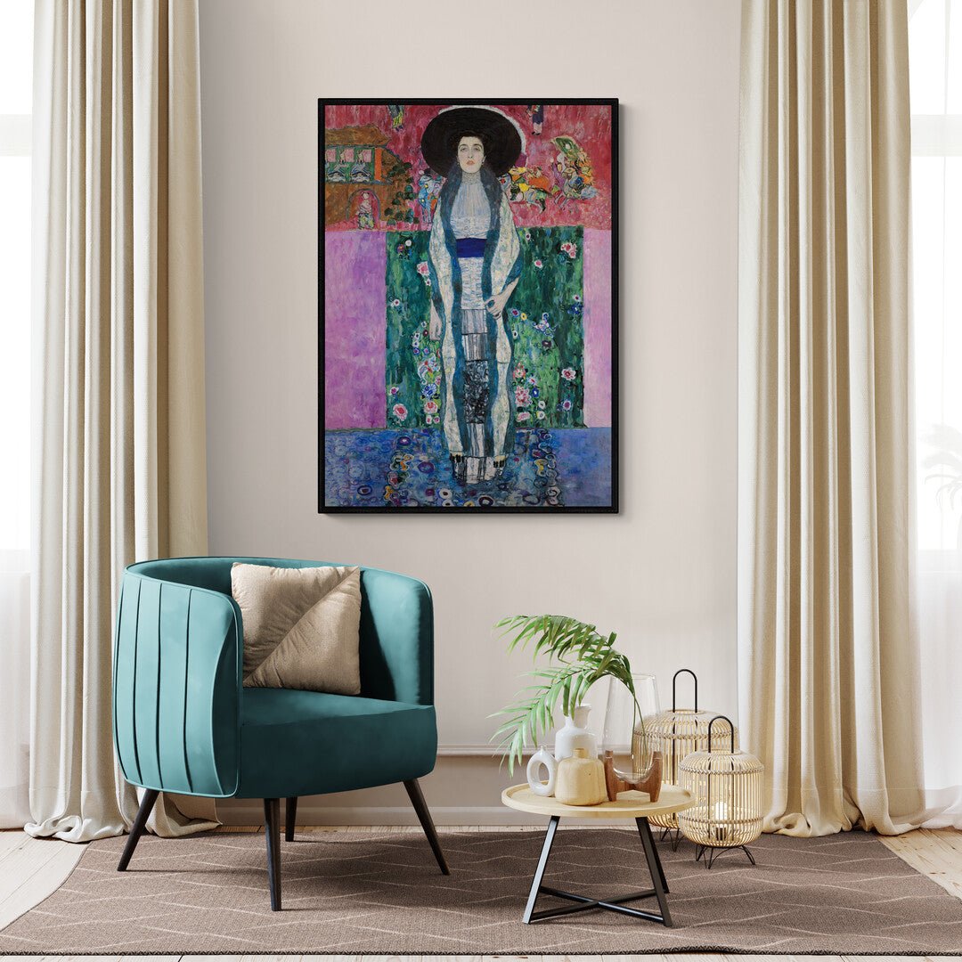 stampa murale premium klimt pattern floreali e colori brillanti