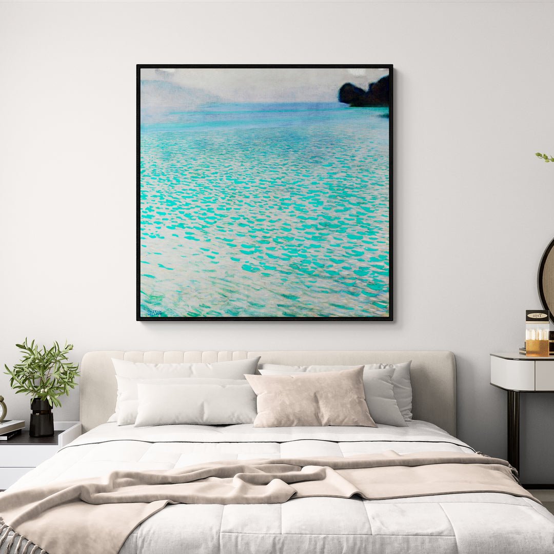 Riproduzione moderna del lago Attersee di Klimt