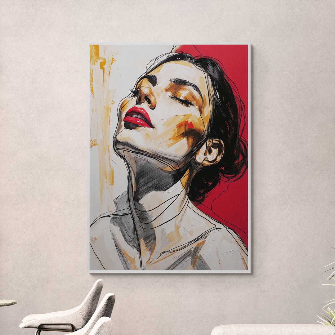 Arte contemporanea femminile ideale per interni moderni