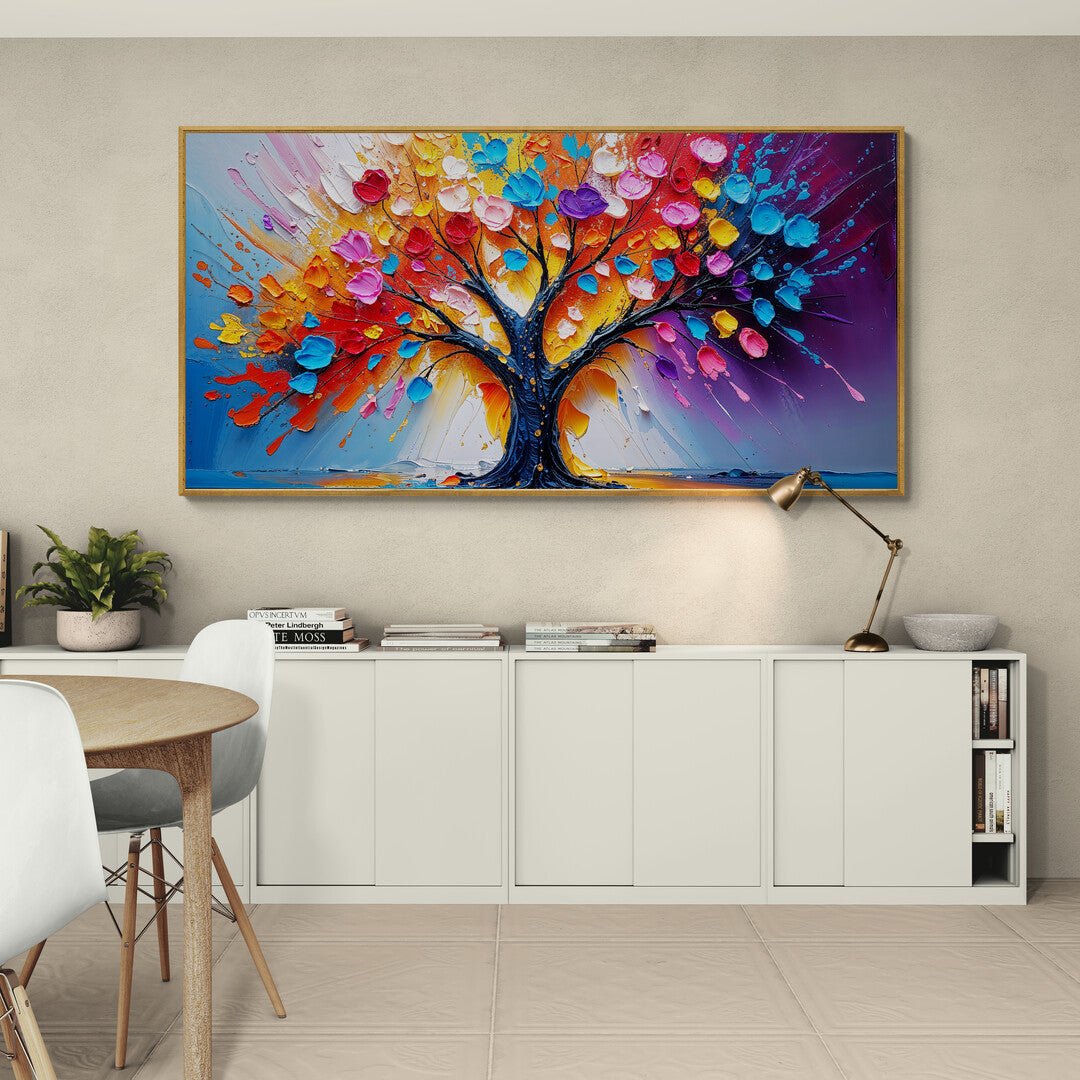 Opera d’arte digitale con fiori in rilievo e sfondo sfumato