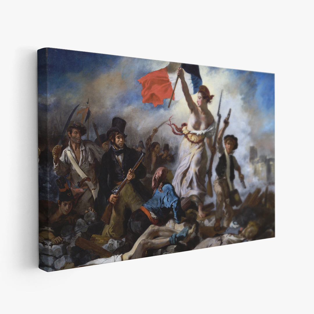 riproduzione artistica delacroix con cornice opzionale