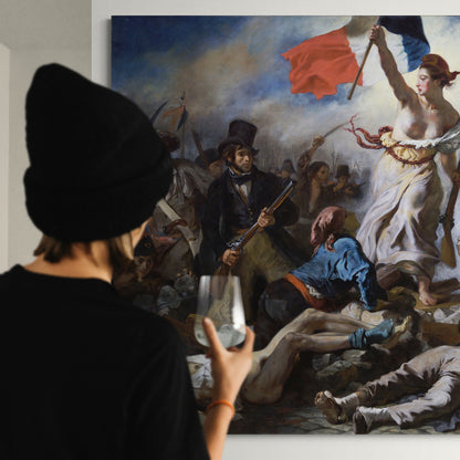 stampa su policotone delacroix colori intensi dettaglio nitido
