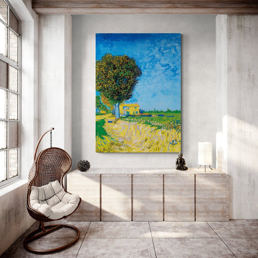 Stampa d’arredo Van Gogh La casa gialla