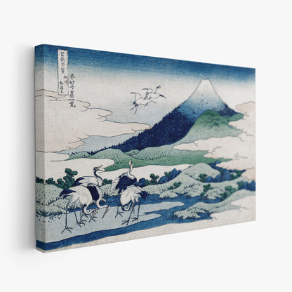Riproduzione giapponese su tela con stile ukiyo-e