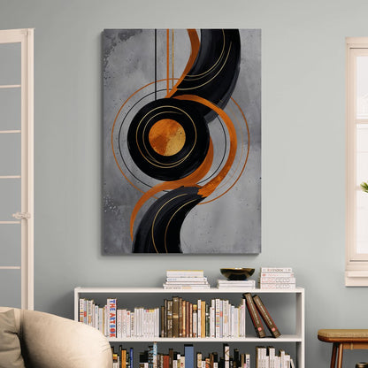 arte da parete contemporanea astratta per salotto moderno