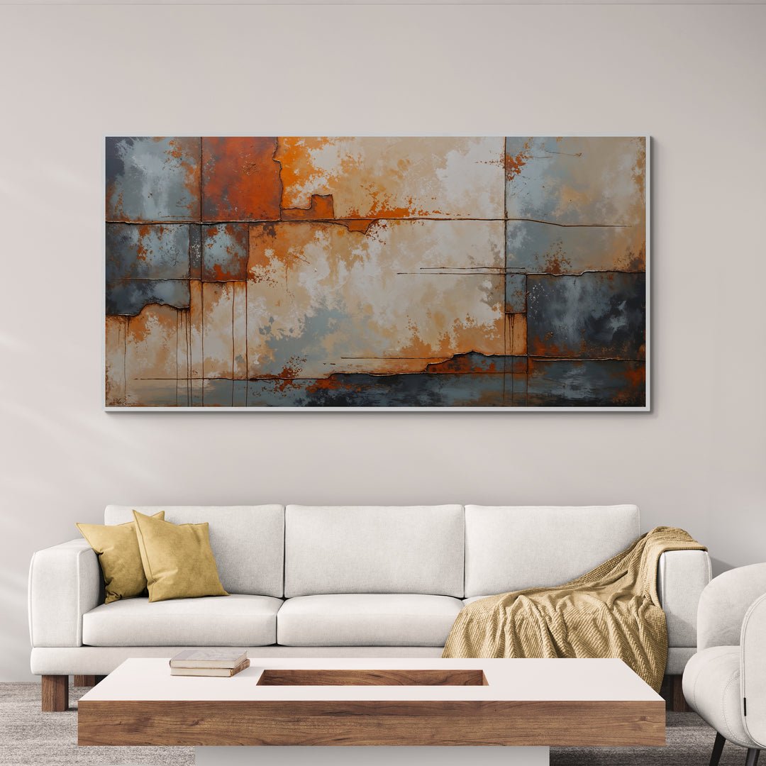 Arte decorativa in stile industrial chic su sfondo neutro