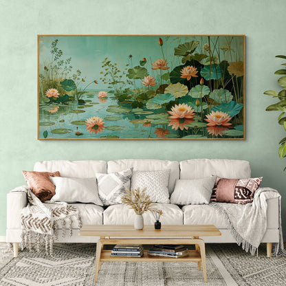 Arte floreale per arredamento japandi o naturale